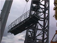 Tower Ladder for Tank workers . ( Elevator-telescopic )